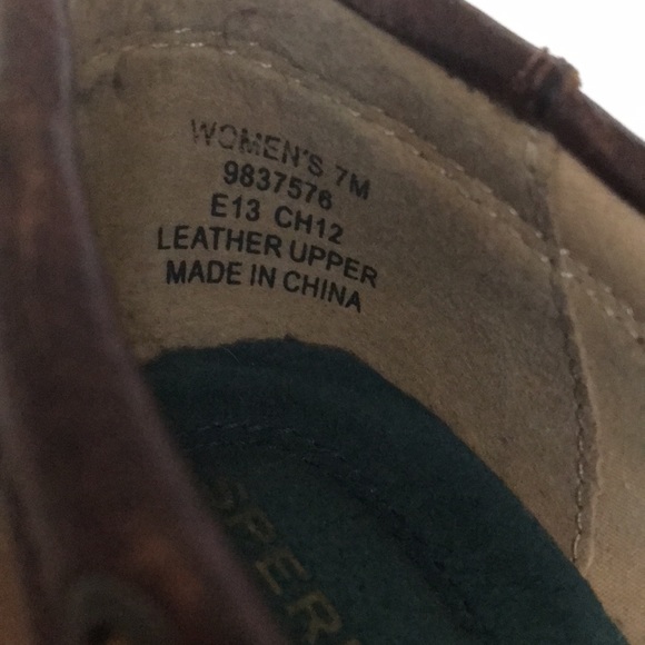 Sperry Top Sider Wedge Heel Sz 7 -previously owned -Worn once - Great Condition - Picture 6 of 7